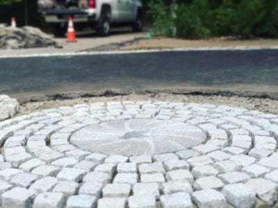 Southampton Paving Contractors Laying Cobblestones in Southampton